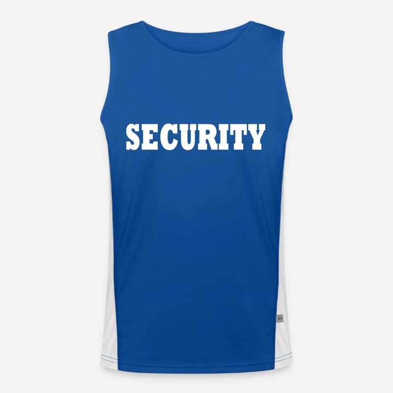 Security service Men's Functional Contrast Tank Top 