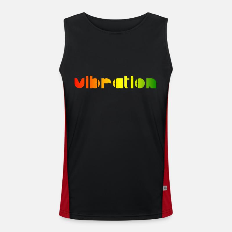 Vibration - Reggae Men's Functional Contrast Tank Top 