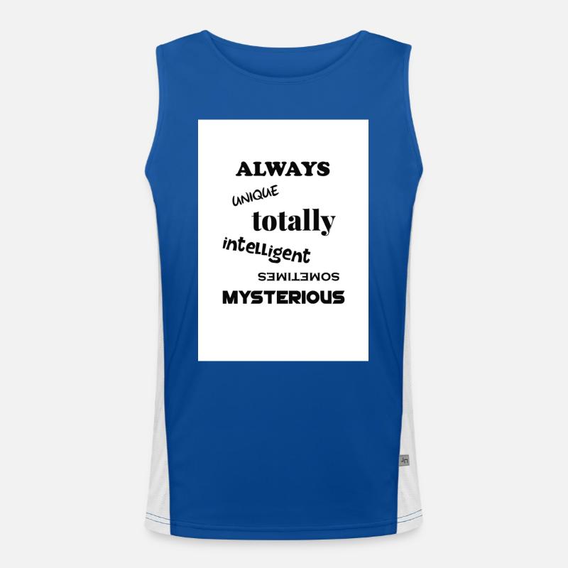 Autismus Funktionelles Kontrast-Tank Top für Männer 