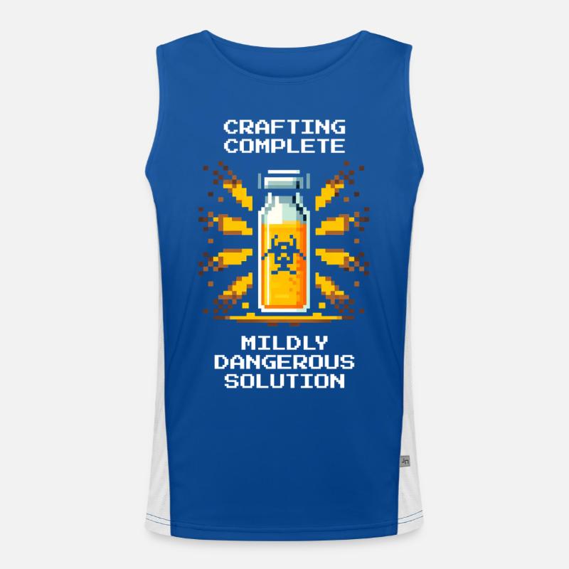 Fabrication terminée – solution délicate | Chimie Débardeur respirant contrasté Homme 