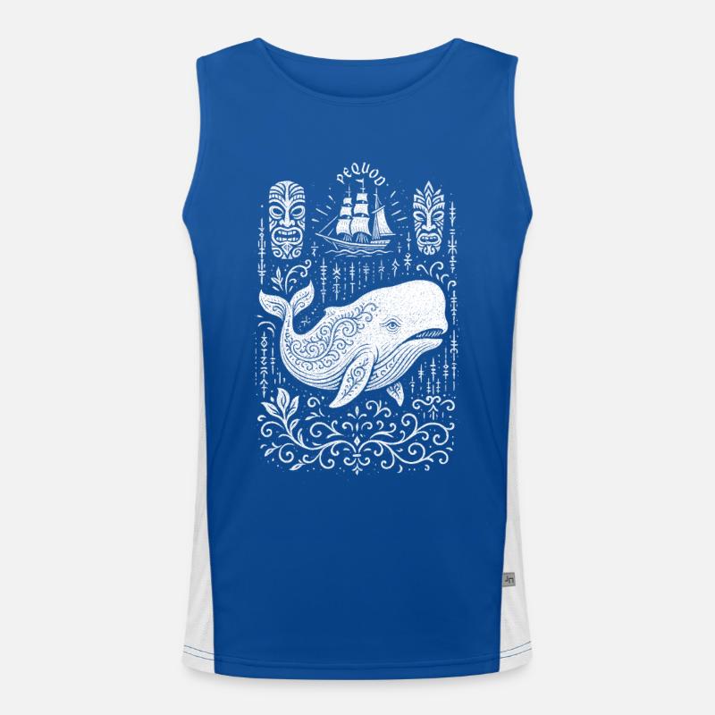 Moby Dick Men's Functional Contrast Tank Top 
