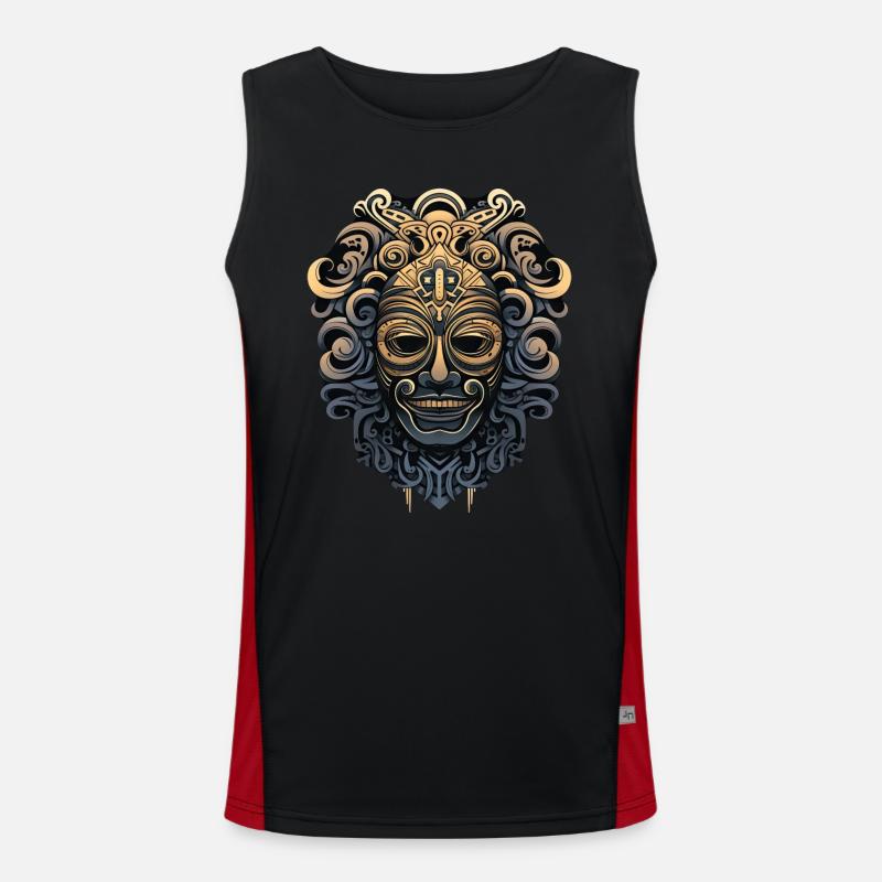 Ritualmaske Funktionelles Kontrast-Tank Top für Männer 