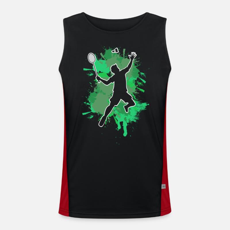 Badminton Men's Functional Contrast Tank Top 