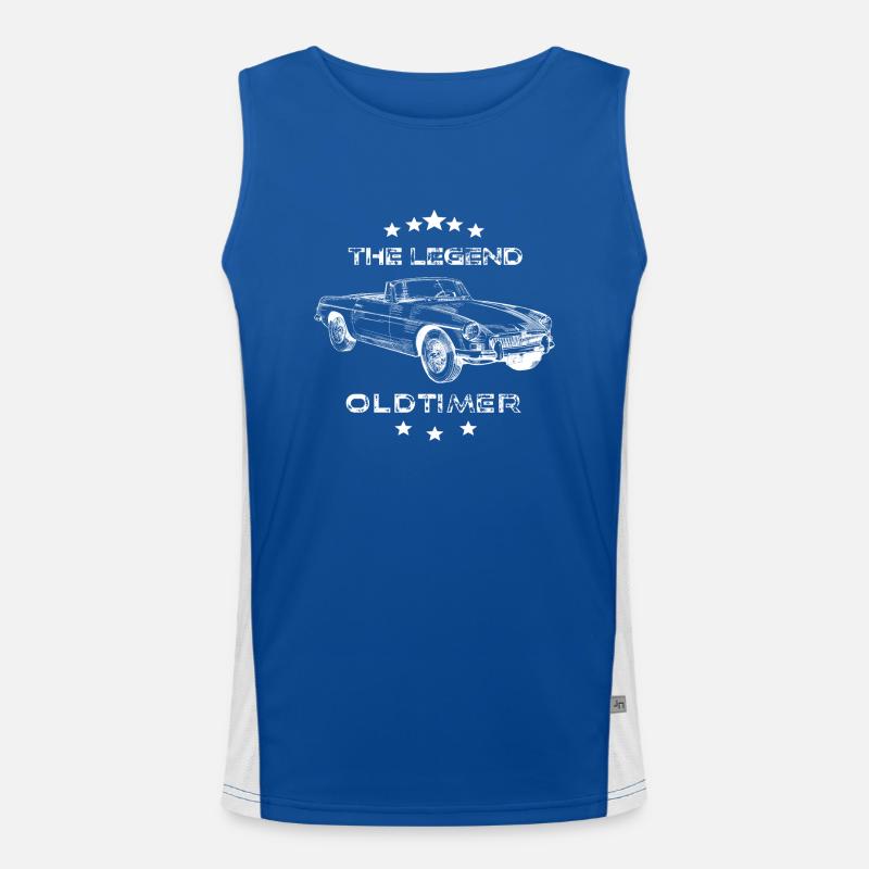 Oldtimer the Legend Funktionelles Kontrast-Tank Top für Männer 