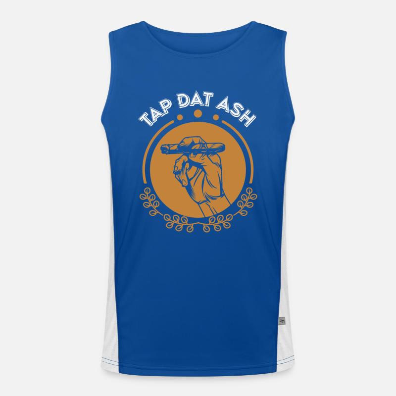 Tap Dat Ash - Passionszigarre Funktionelles Kontrast-Tank Top für Männer 