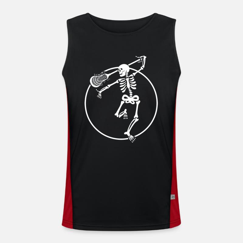 Lacrosse Lacrosse Player Lacrosse Relax Party Men's Functional Contrast Tank Top 
