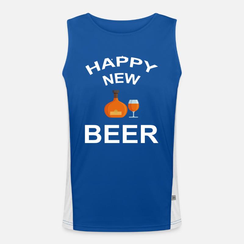 Bier Wein Whiskey Schnaps Alkohol Funktionelles Kontrast-Tank Top für Männer 