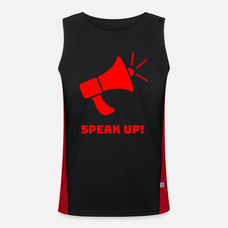 Exprimez ce que vous pensez Débardeur respirant contrasté Homme 