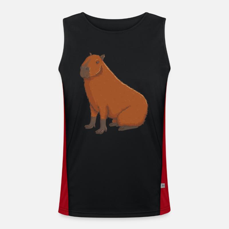 Capybara siège Débardeur respirant contrasté Homme 