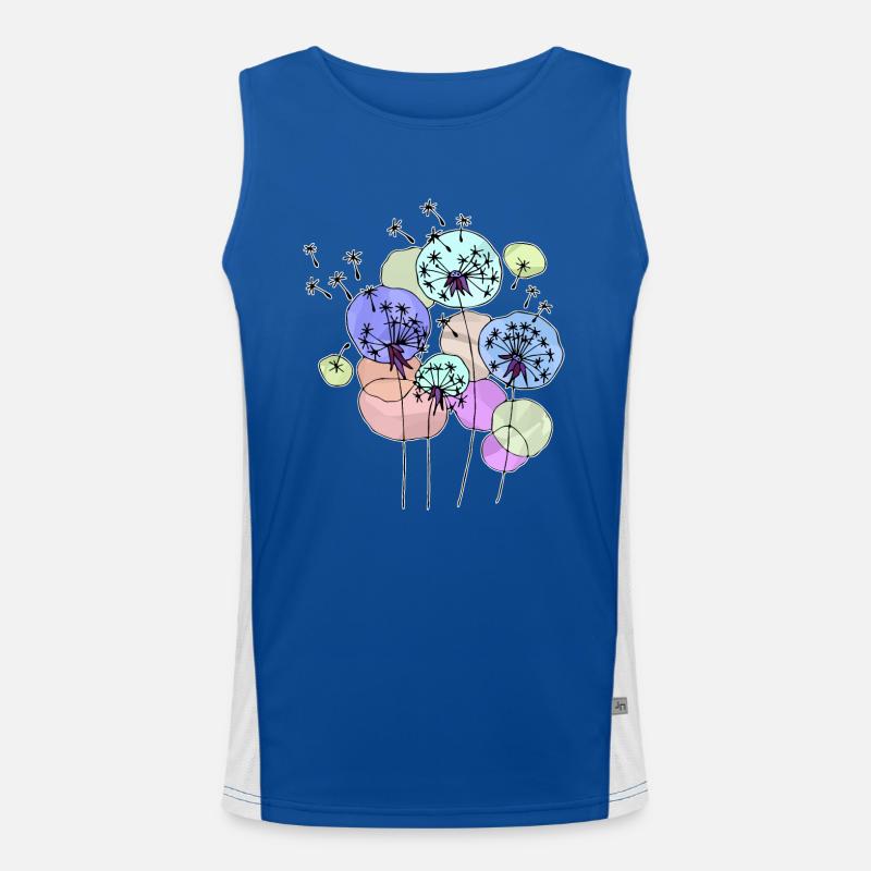 Dandelions Men's Functional Contrast Tank Top 