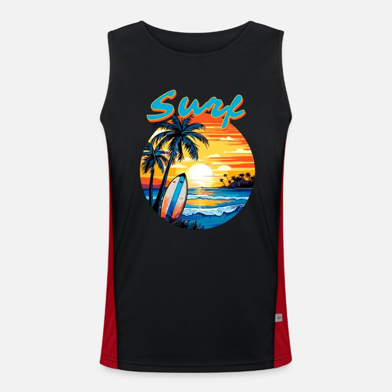 Surf Men's Functional Contrast Tank Top 