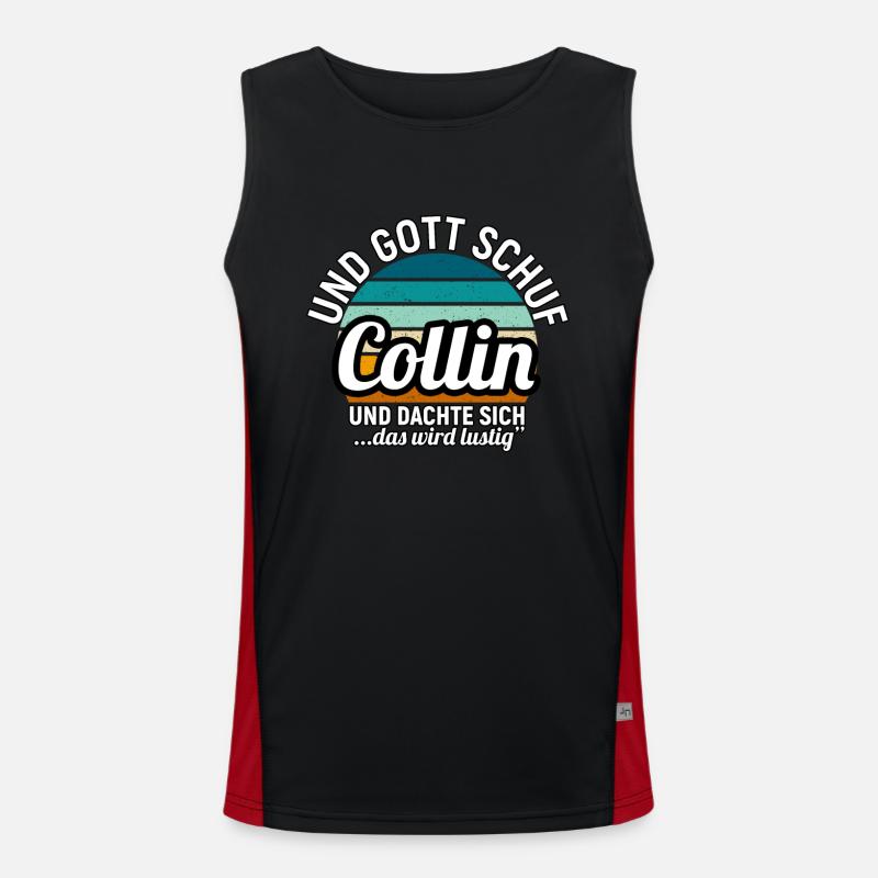 Curt Funktionelles Kontrast-Tank Top für Männer 