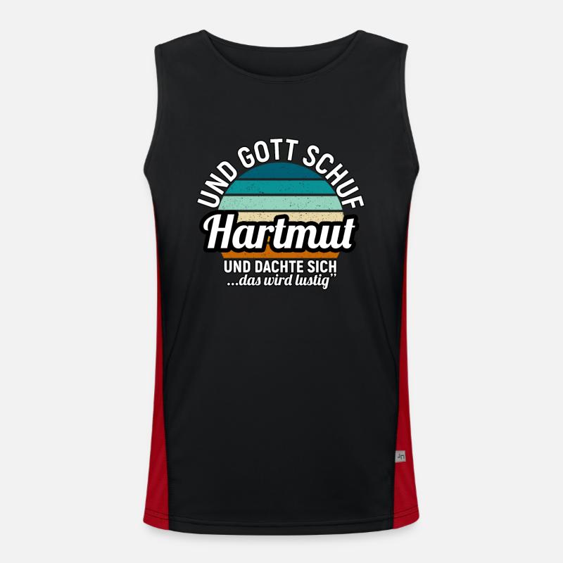 Hartmut Funktionelles Kontrast-Tank Top für Männer 