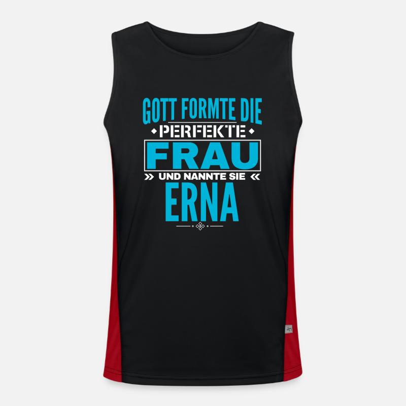 Conception du nom d’Erna Débardeur respirant contrasté Homme 
