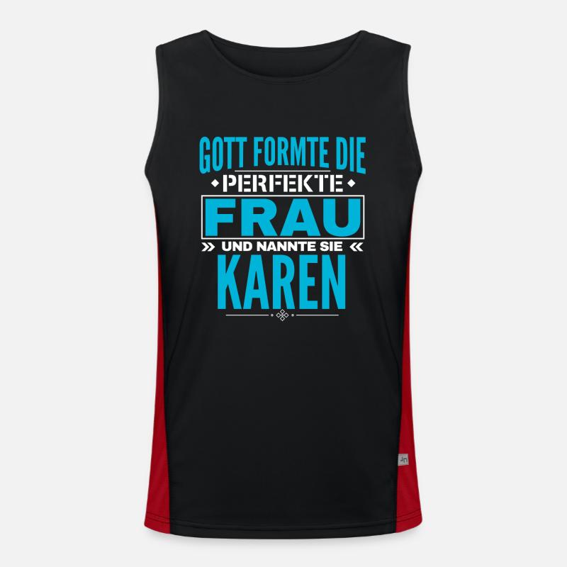Conception du nom Karen Débardeur respirant contrasté Homme 
