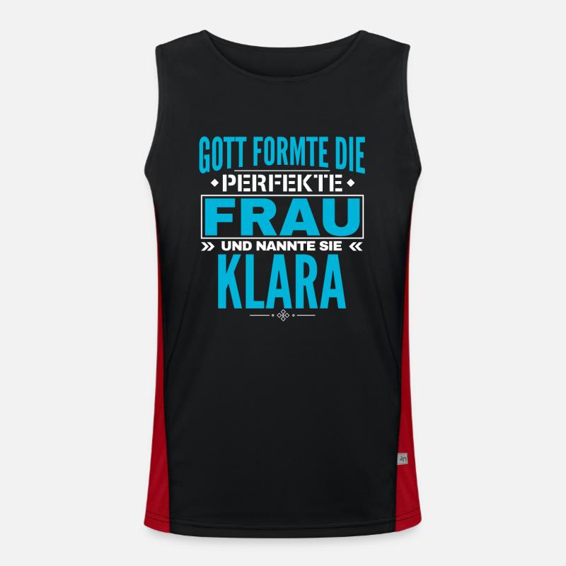 Conception du nom Klara Débardeur respirant contrasté Homme 