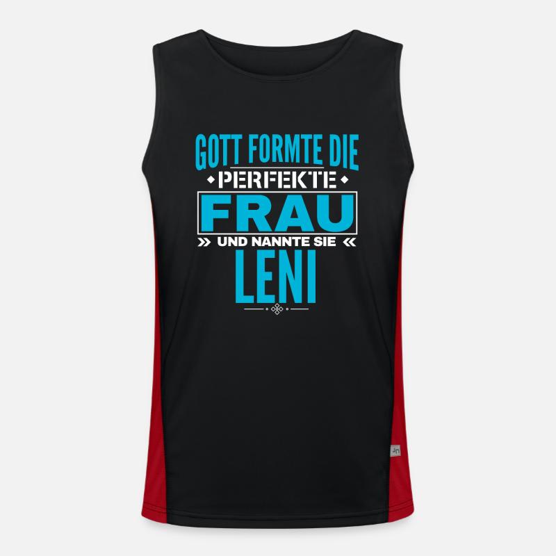 Conception du nom de Leni Débardeur respirant contrasté Homme 
