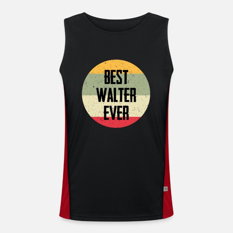 Best Walter Ever Funktionelles Kontrast-Tank Top für Männer 
