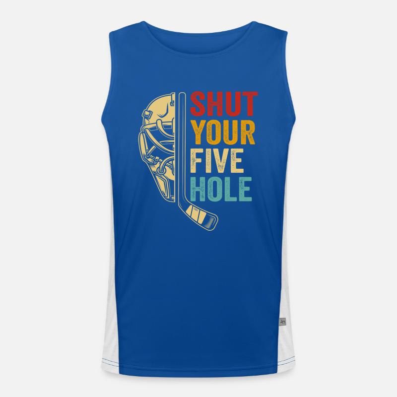 shut your five hole Débardeur respirant contrasté Homme 