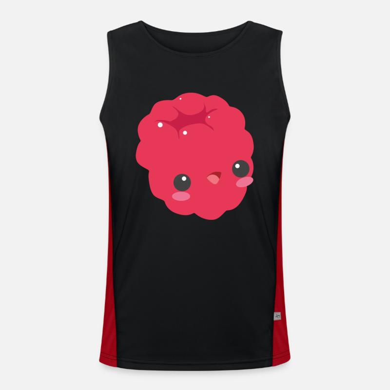 framboise douce Débardeur respirant contrasté Homme 