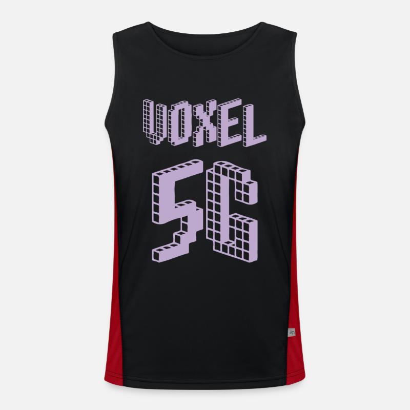 Voxel 5g Funktionelles Kontrast-Tank Top für Männer 