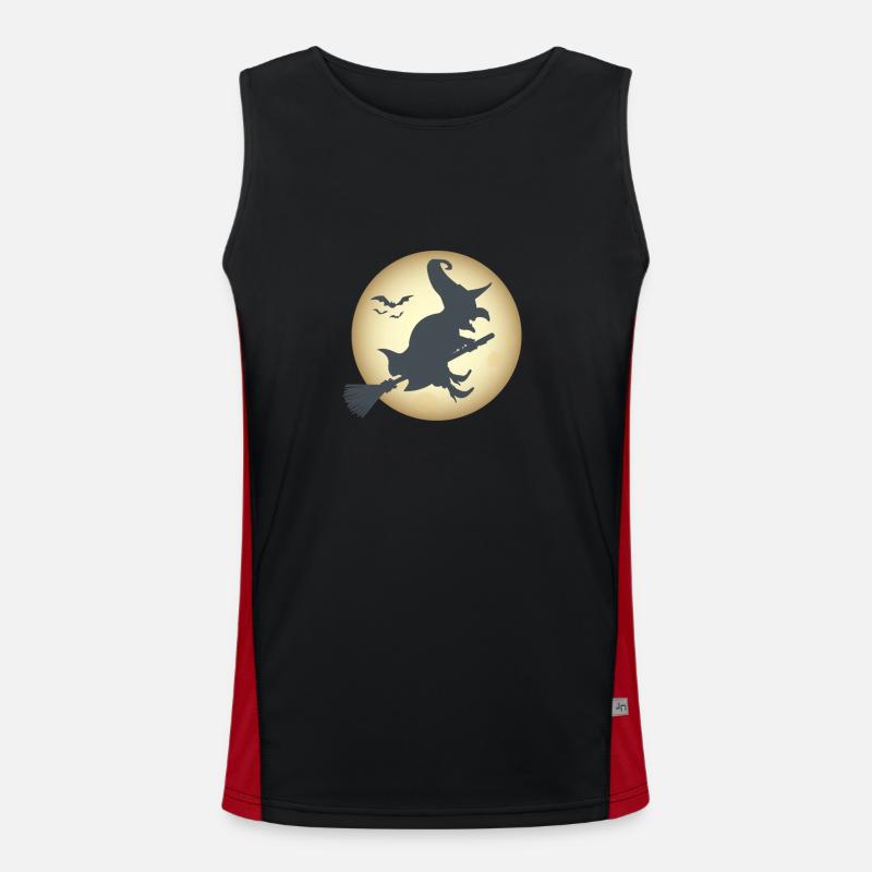 witch Men's Functional Contrast Tank Top 