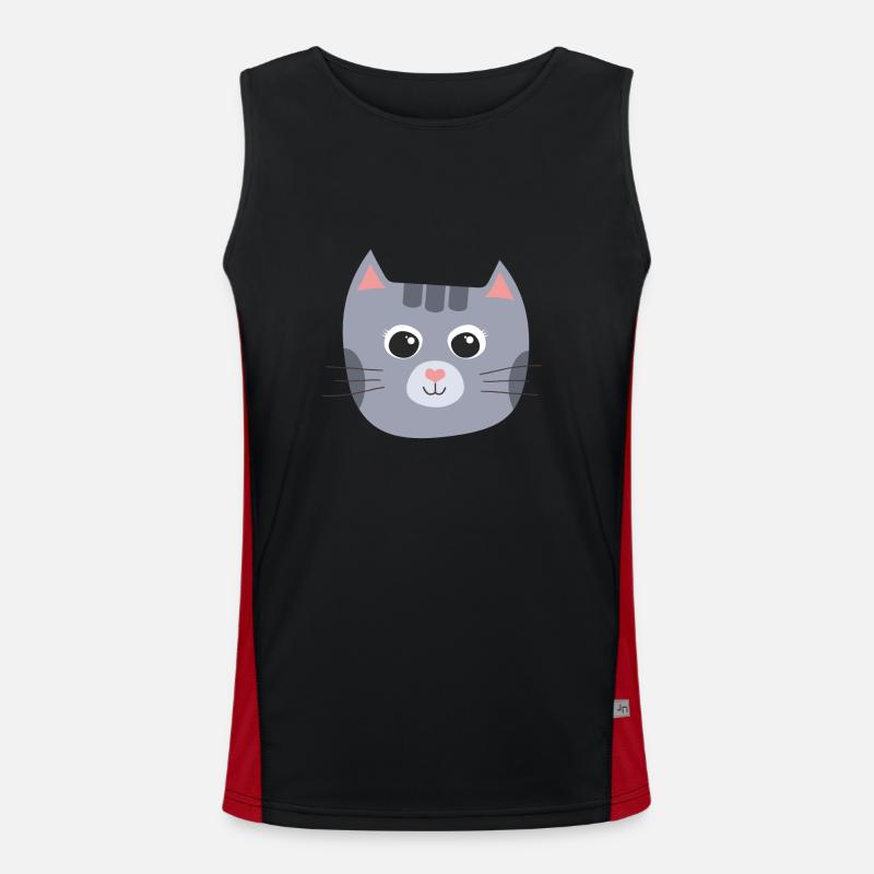 kitten Men's Functional Contrast Tank Top 