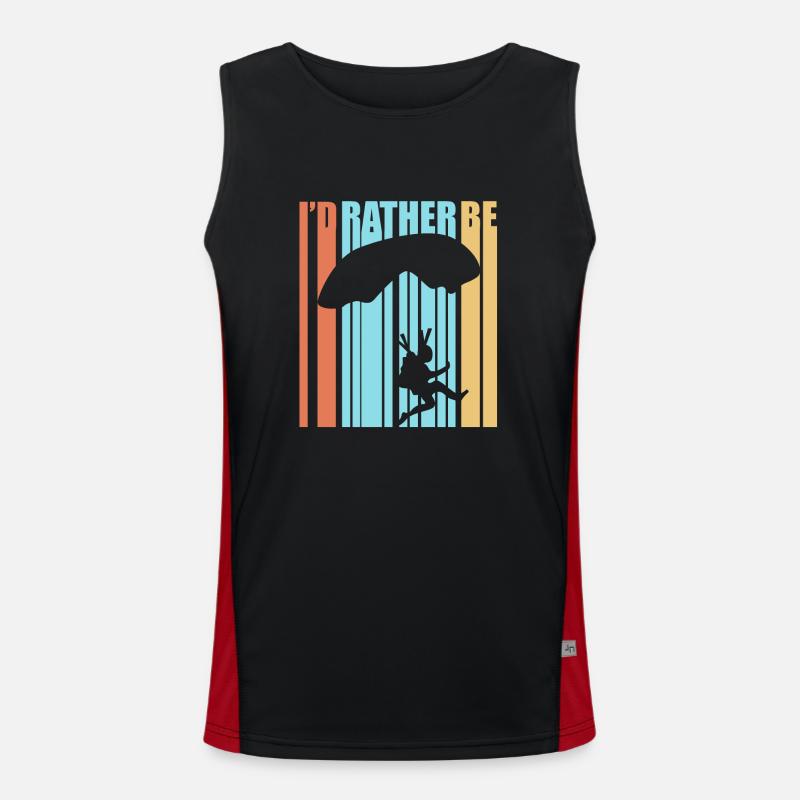 skydiving Men's Functional Contrast Tank Top 