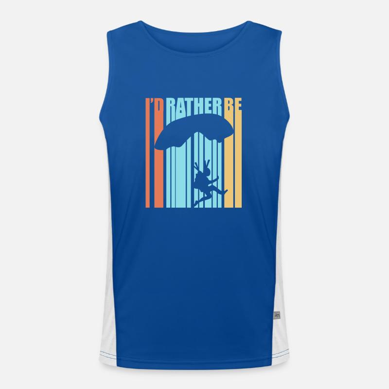 skydiving Men's Functional Contrast Tank Top 