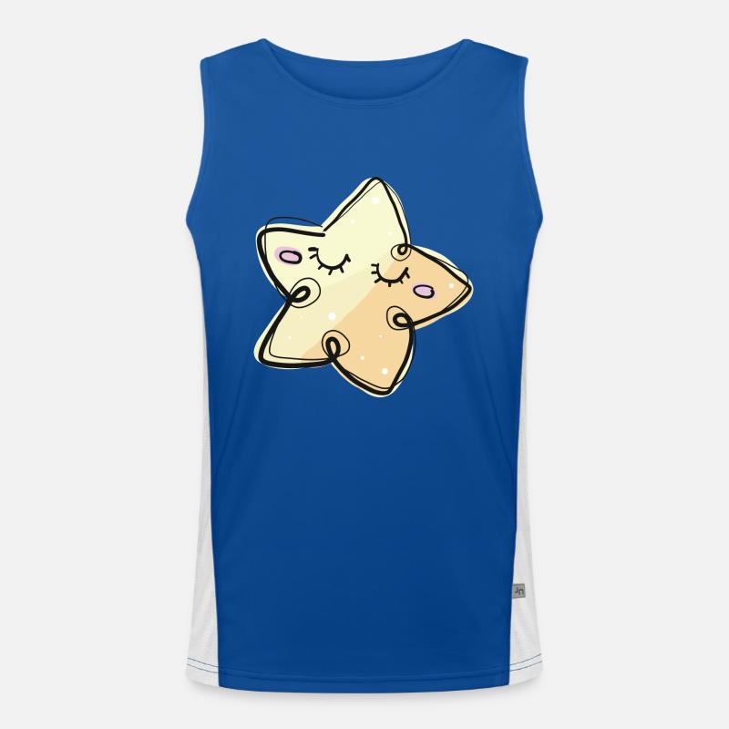 ASTERISK Men's Functional Contrast Tank Top 