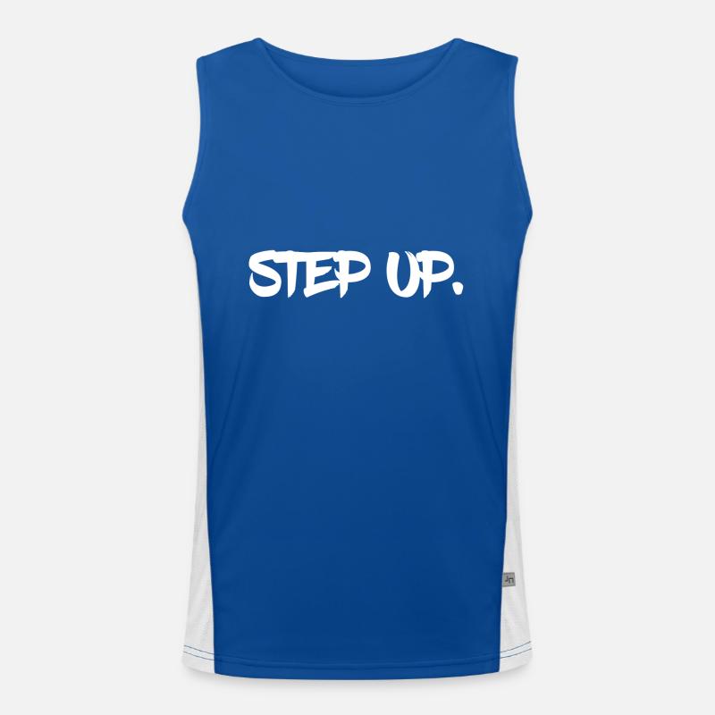 Step up. Funktionelles Kontrast-Tank Top für Männer 
