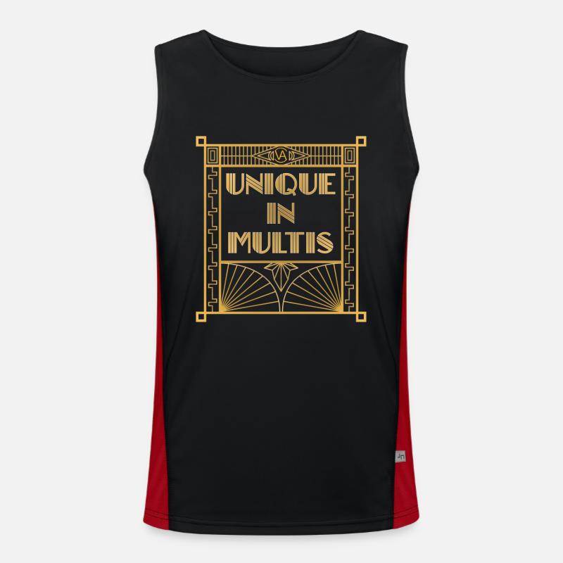 Unique in Multis Men's Functional Contrast Tank Top 