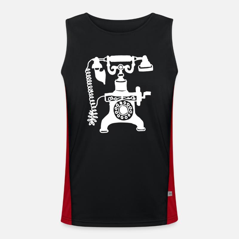 phone Men's Functional Contrast Tank Top 