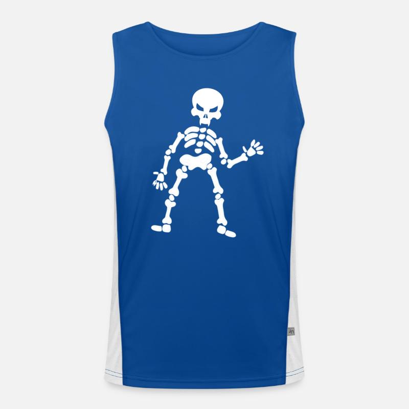 skeleton Men's Functional Contrast Tank Top 