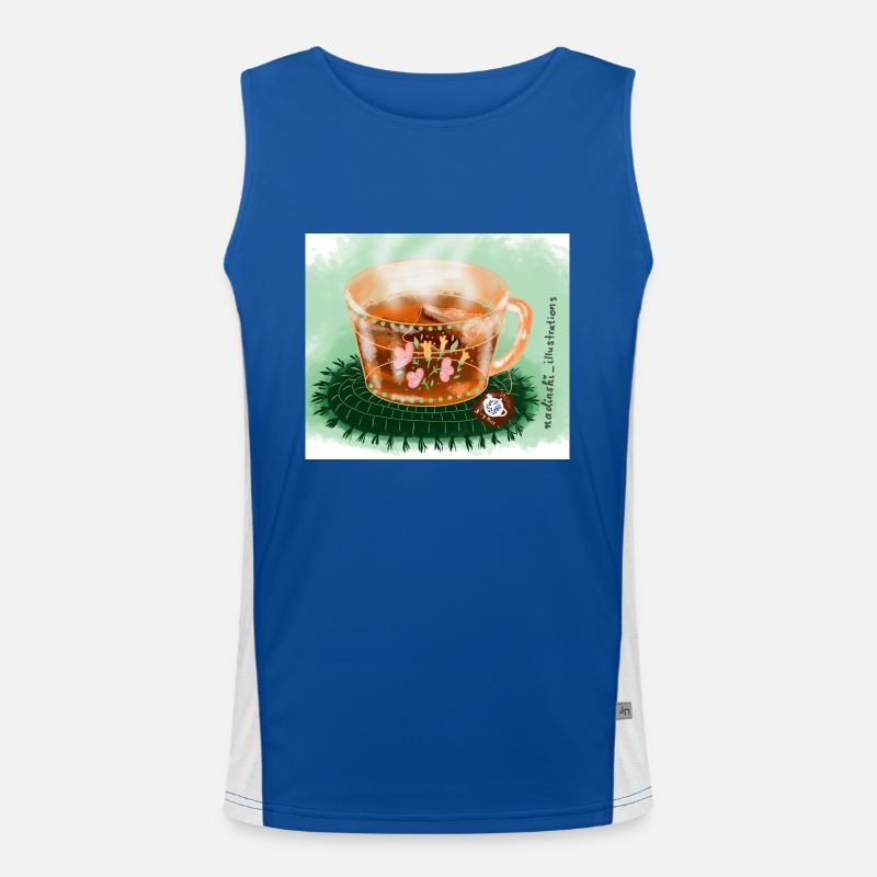 Tea break Men's Functional Contrast Tank Top 