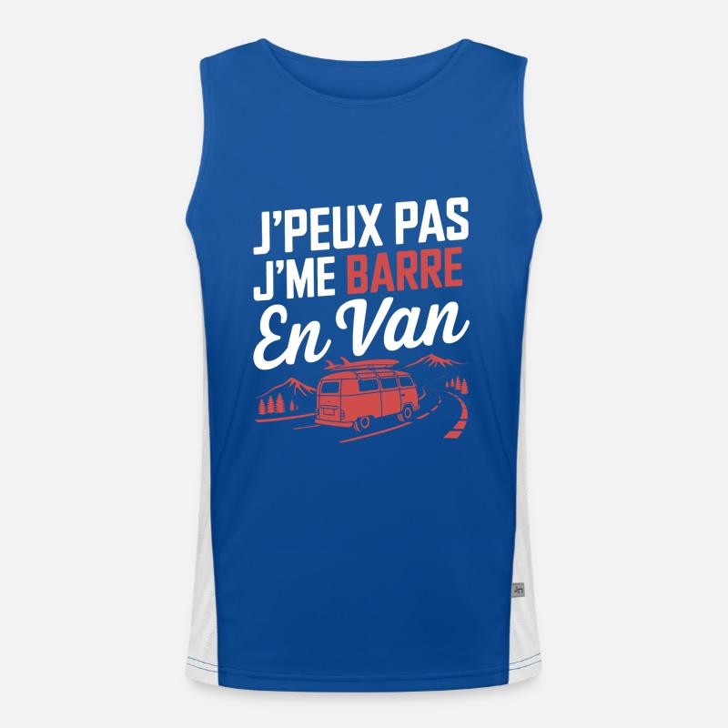 I can't I leave in a Van Men's Functional Contrast Tank Top 
