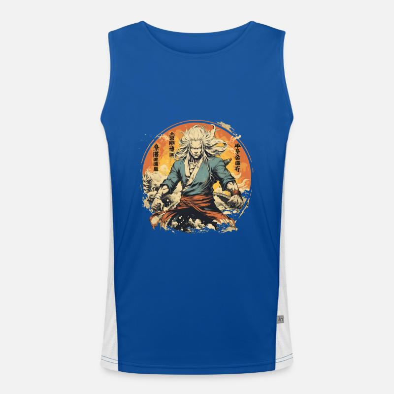 Anime Dragon Mann Funktionelles Kontrast-Tank Top für Männer 
