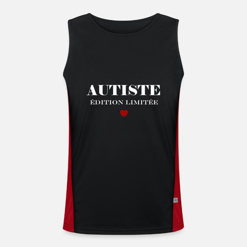 autiste Débardeur respirant contrasté Homme 
