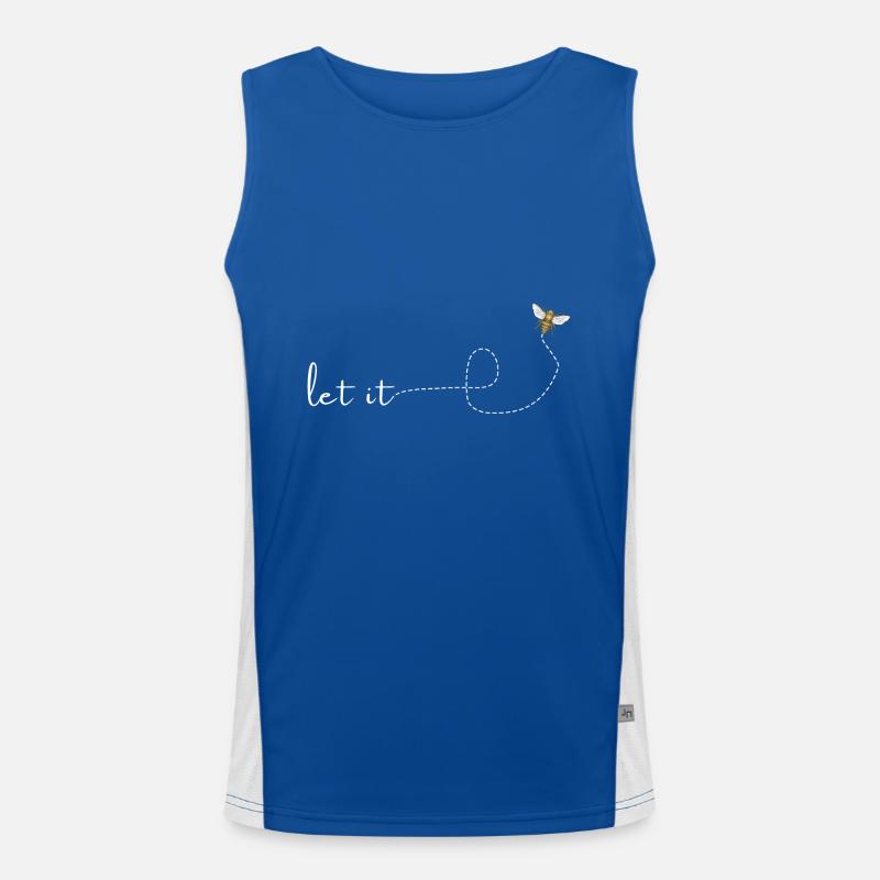 let it bee Men's Functional Contrast Tank Top 