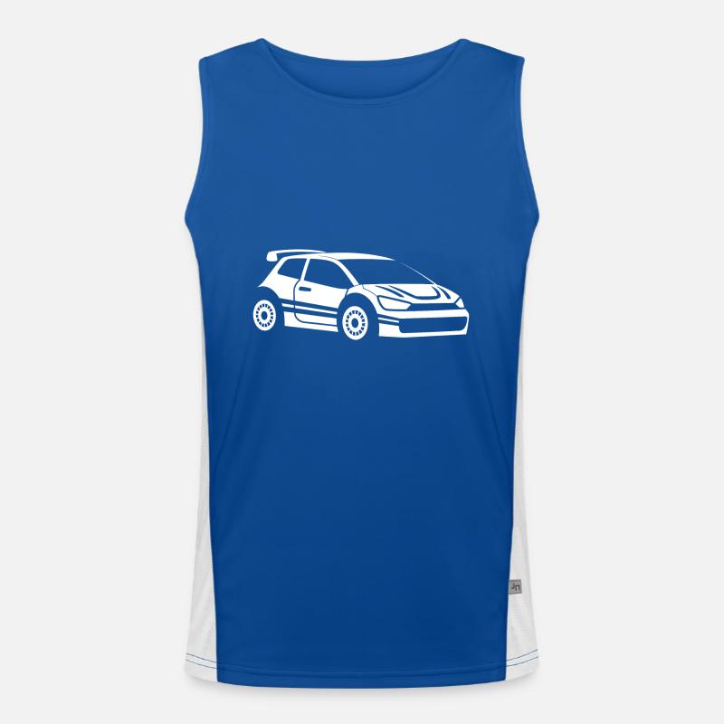Rallye-Fahrzeug Funktionelles Kontrast-Tank Top für Männer 