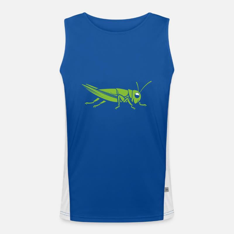 Heuschrecke Funktionelles Kontrast-Tank Top für Männer 