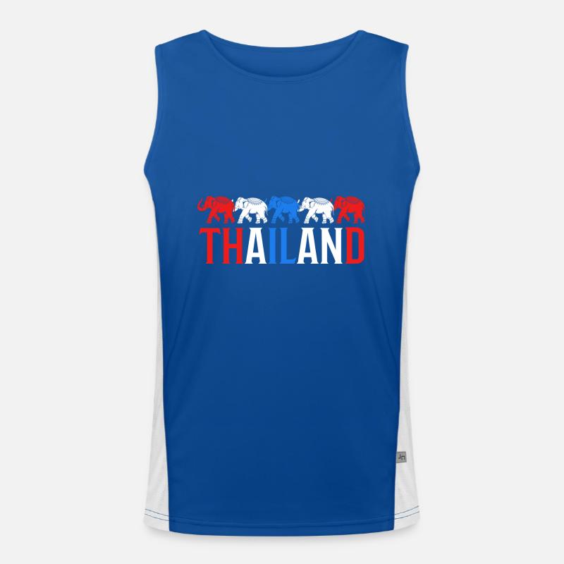 Thailand Funktionelles Kontrast-Tank Top für Männer 