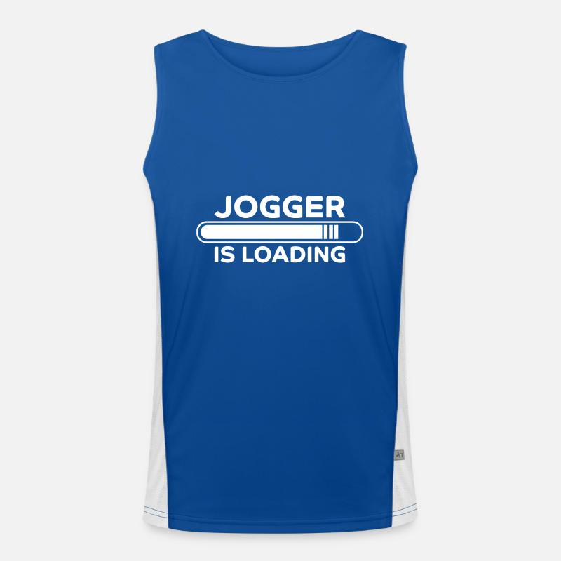 Jogger Spruch Fun Laufen Lustiges Jogging Geschenk Funktionelles Kontrast-Tank Top für Männer 