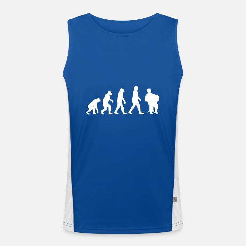 Akkordeon Funktionelles Kontrast-Tank Top für Männer 