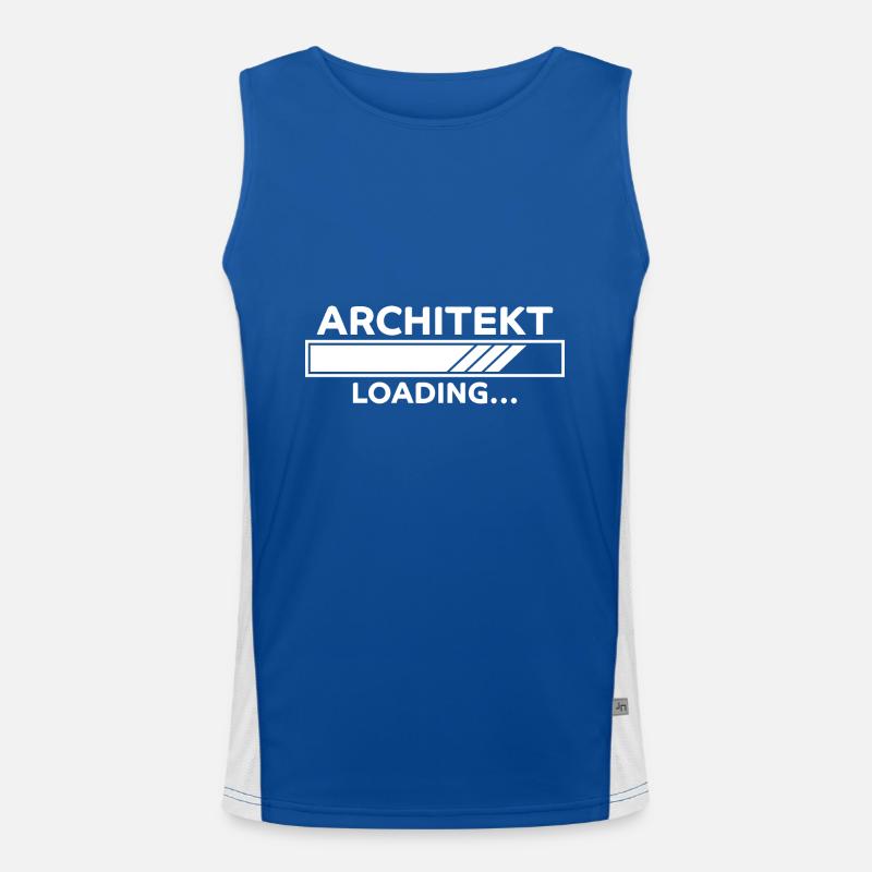 Architekt Spruch Architektur Architekt Geschenk Funktionelles Kontrast-Tank Top für Männer 