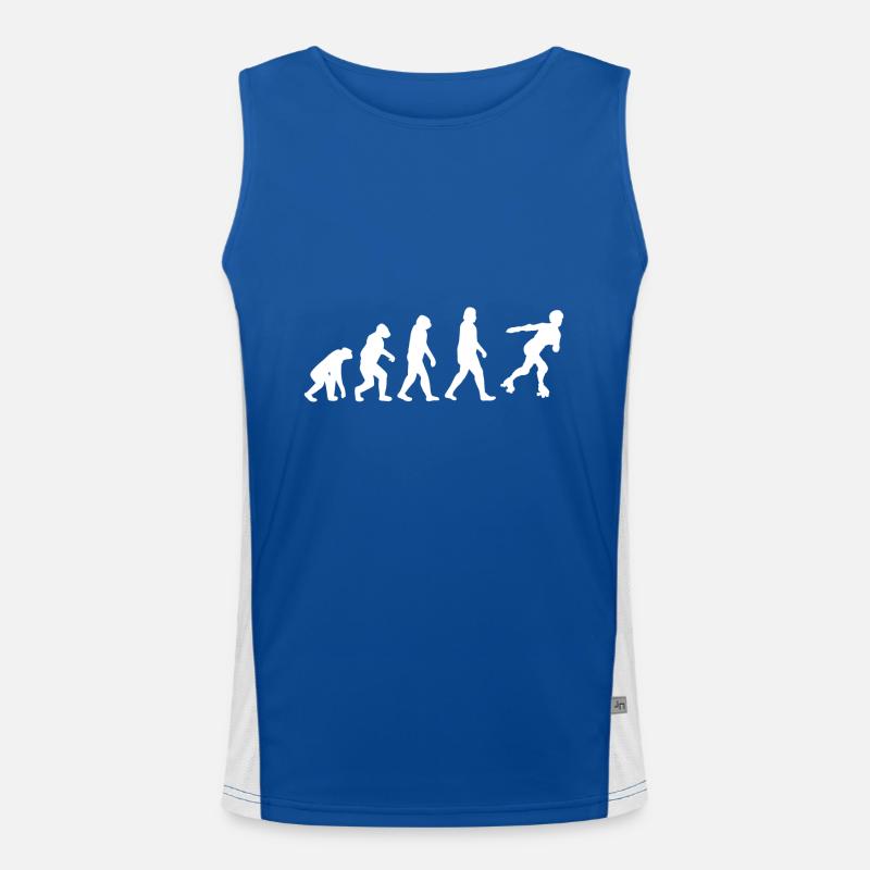 Rollschuhlaufen Rollschuhe Inline-Skates Evolution Funktionelles Kontrast-Tank Top für Männer 