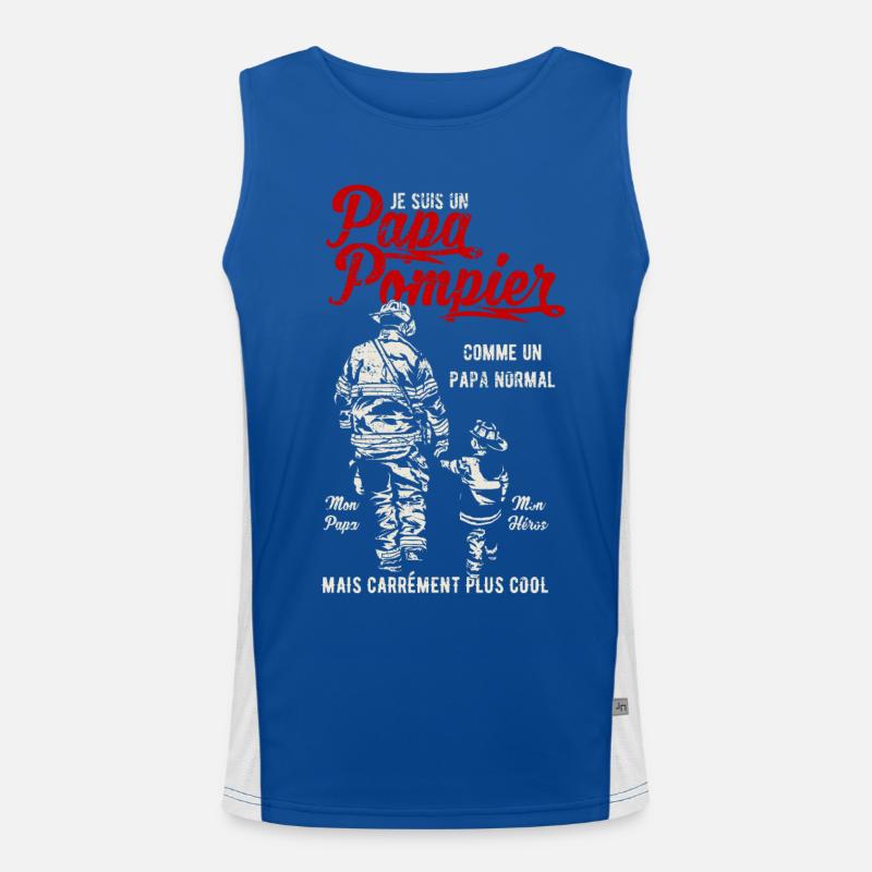 Papa Pompier Débardeur respirant contrasté Homme 