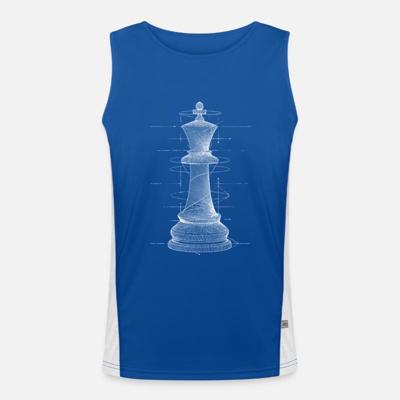 Échecs de la Dame Débardeur respirant contrasté Homme 