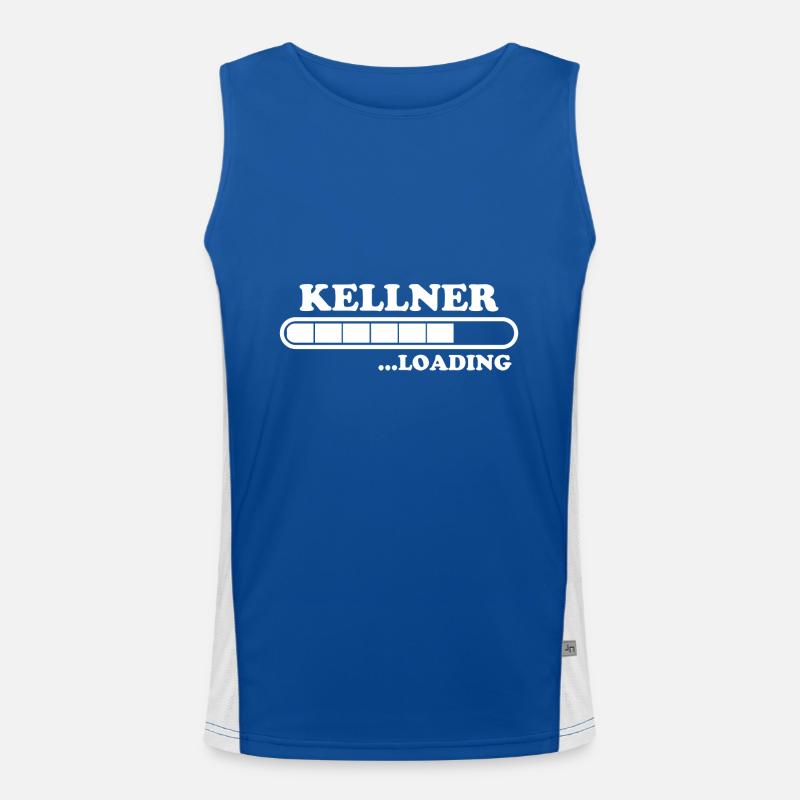 Kellner Spruch Restaurant Lustige Kellner Geschenk Funktionelles Kontrast-Tank Top für Männer 