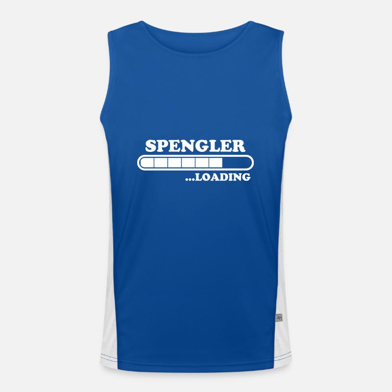 Spengler Spruch Beruf Lustiges Spengler Geschenk Funktionelles Kontrast-Tank Top für Männer 